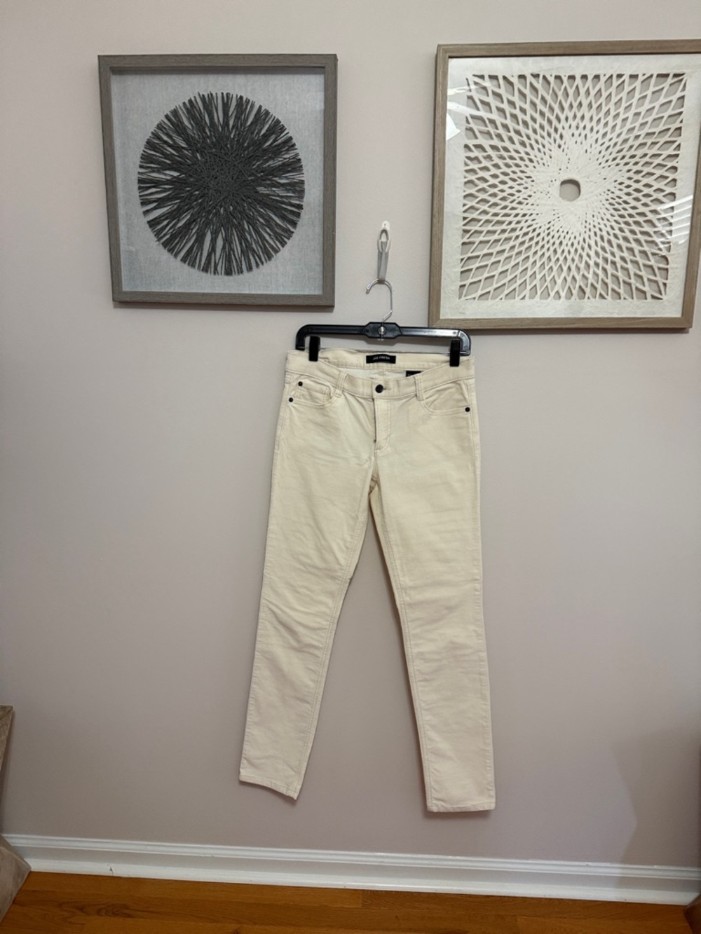 Joe Fresh Cream Skinny Jeans.